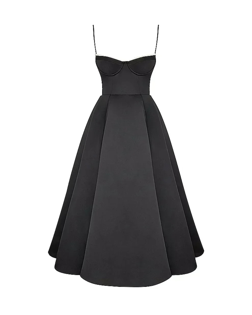 Ausgestelltes Abendkleid