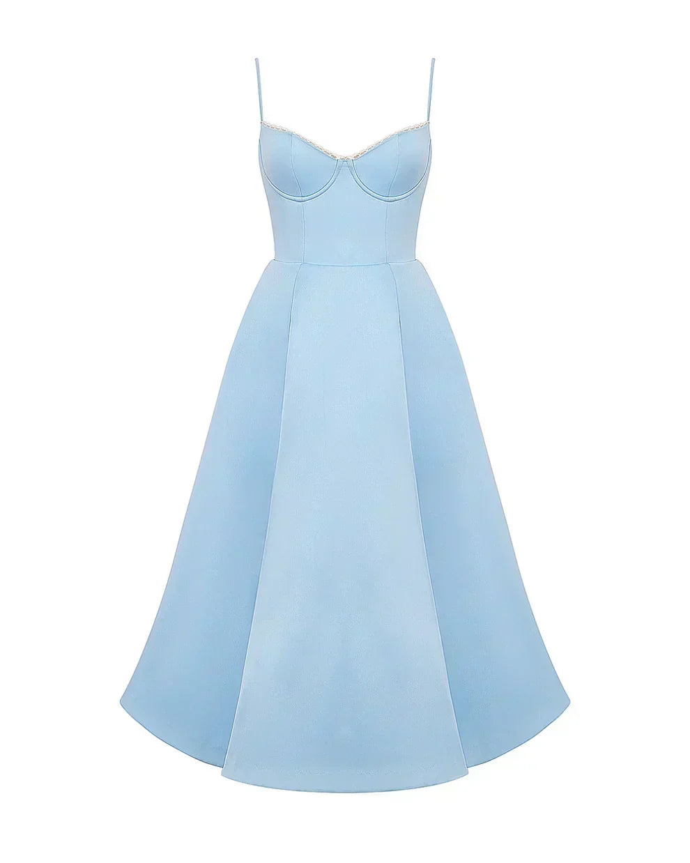 Ausgestelltes Abendkleid