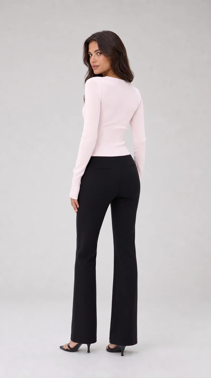 CROPPED STRICKJACKE